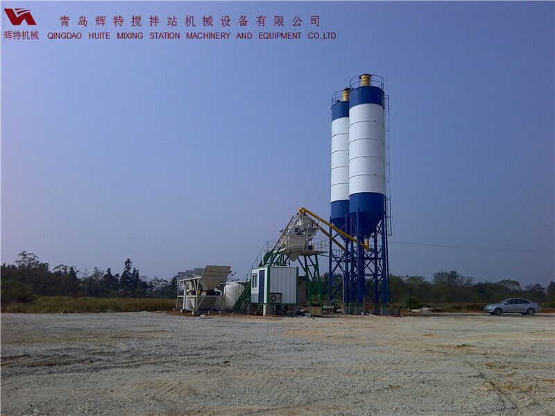 攪拌站HZS35易損件少，維護簡單，運行費用低
