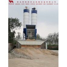 輝特混凝土攪拌站HZS50攪拌性能強，攪拌均勻、迅速，生產(chǎn)效率高