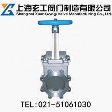 PZ43N美標(biāo)手動(dòng)對夾式刀形閘閥